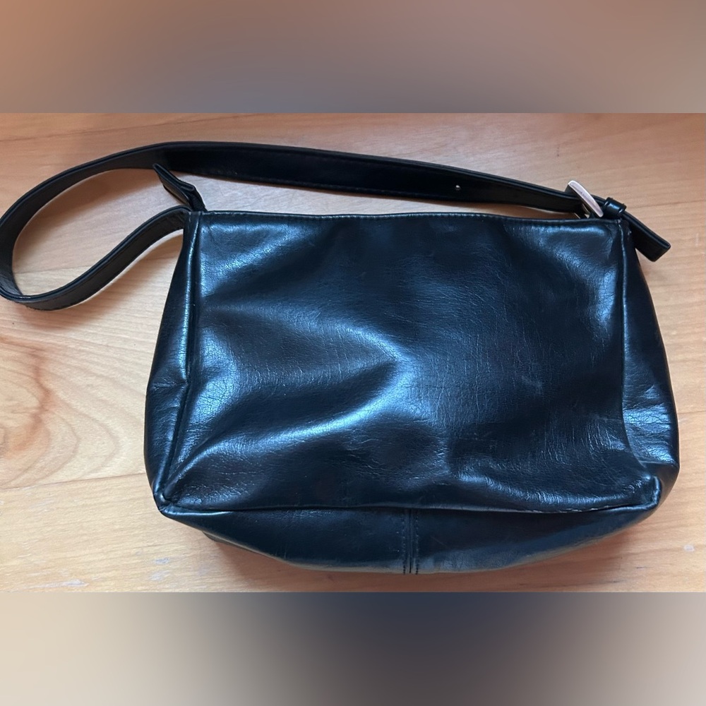 Small Black Leather Shoulder Bag